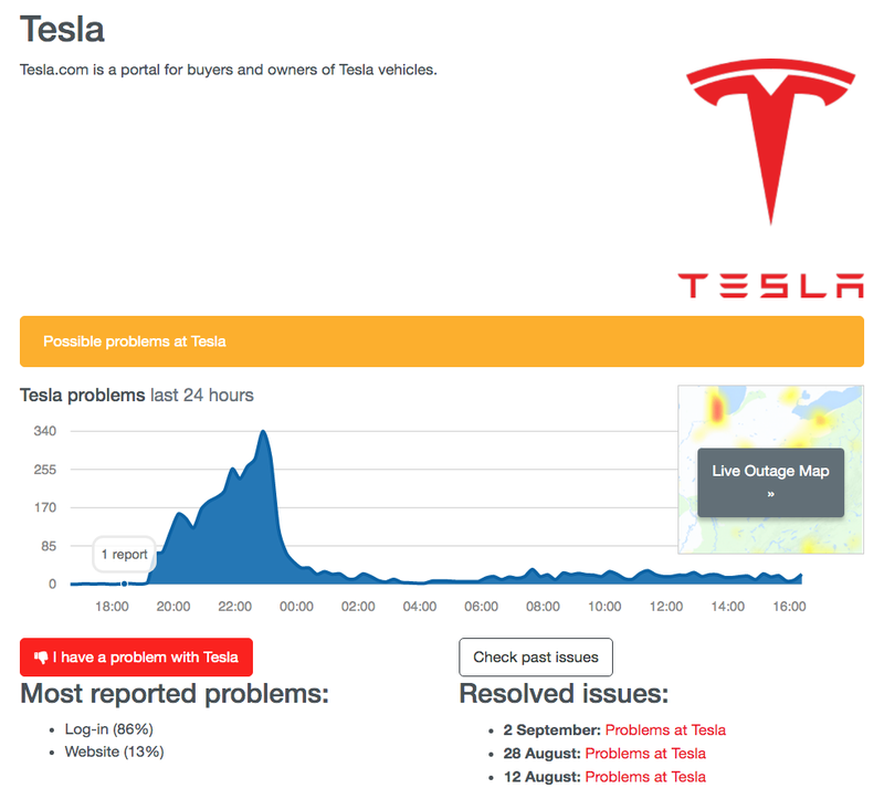Illustration for article titled Drivers Stranded After Tesla's App Goes Down For Hours